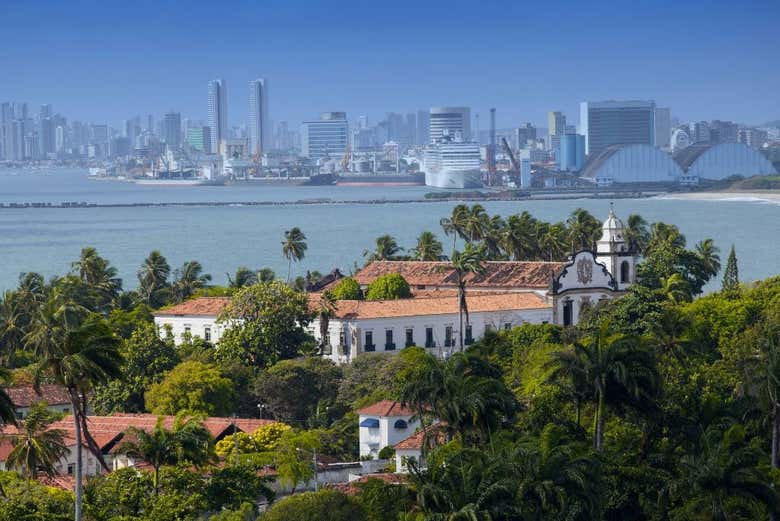 Olinda com o Recife ao fundo