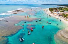 Paseo en jangada por Porto de Galinhas