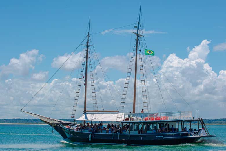 Navegaremos por Coroa Alta en un barco velero