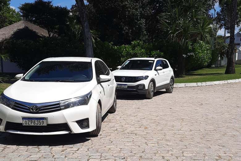 Carros preparados para lhe levar ao seu destino