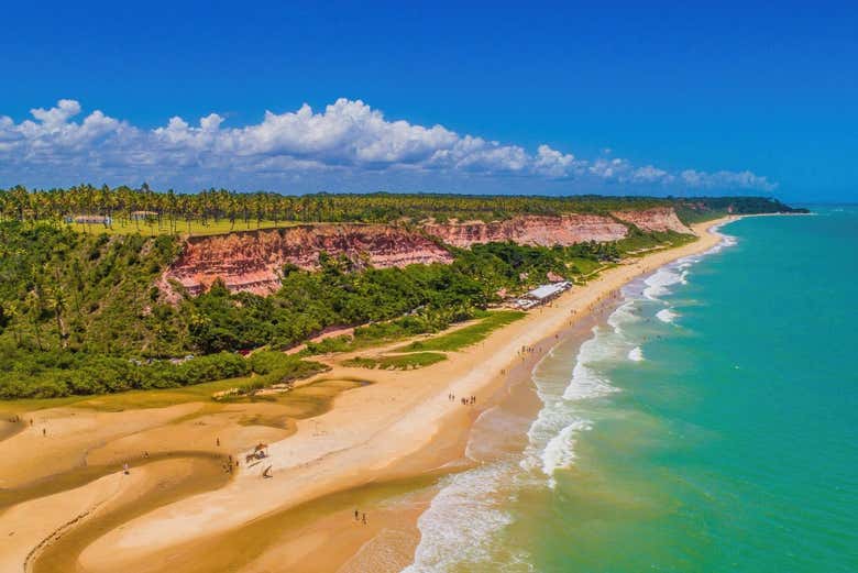 La bella costa de Arraial d'Ajuda