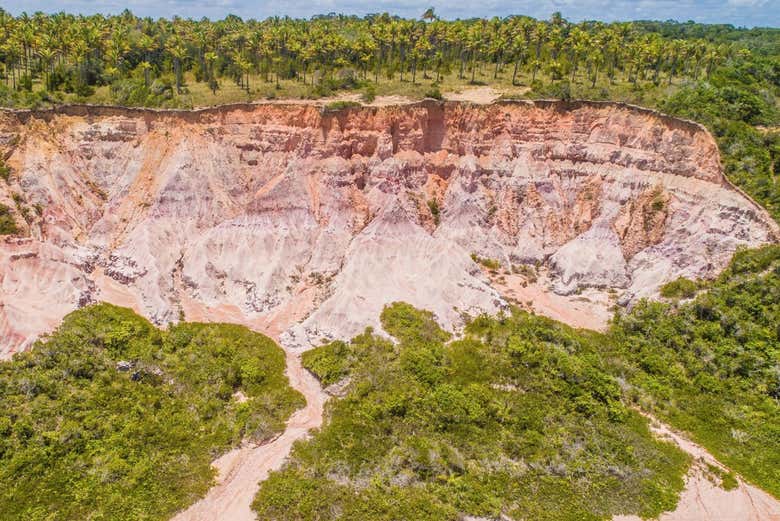 Acantilados en Arraial d'Ajuda