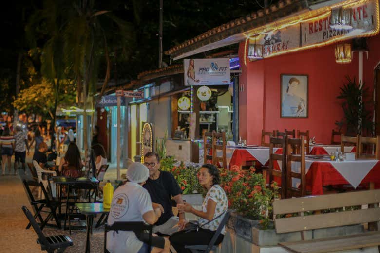 Terrazas en la villa de Arraial