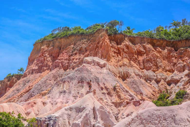 Paisajes característicos en la costa del sur de Bahía