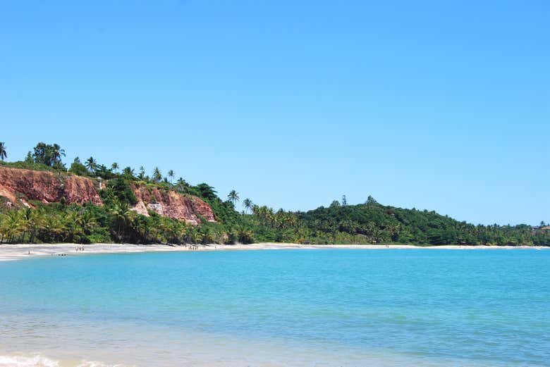 Águas claras em Porto Seguro