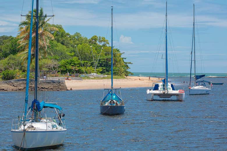 Contemplaremos belas paisagens marinhas