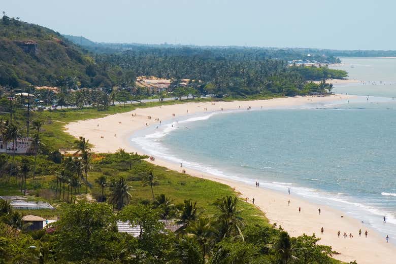 Panorámica del litoral de Porto Seguro