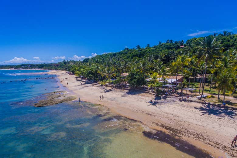 Vistas paradisíacas nos arredores de Porto Seguro