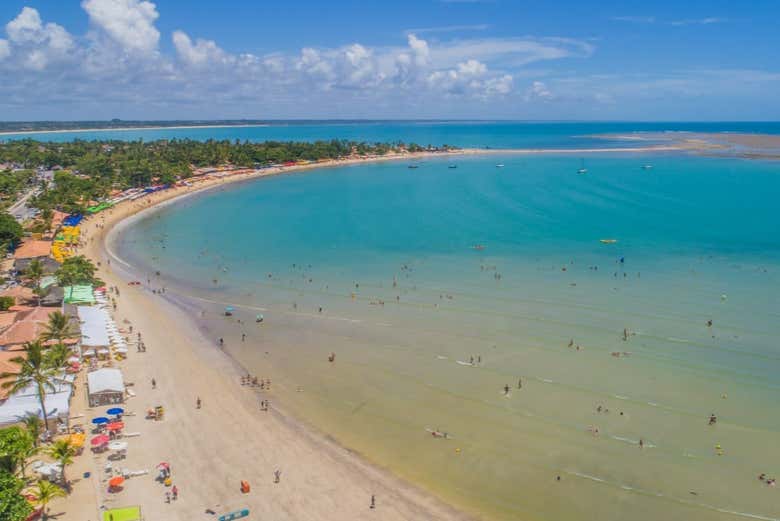 A primeira missa do Brasil foi celebrada em Coroa Vermelha