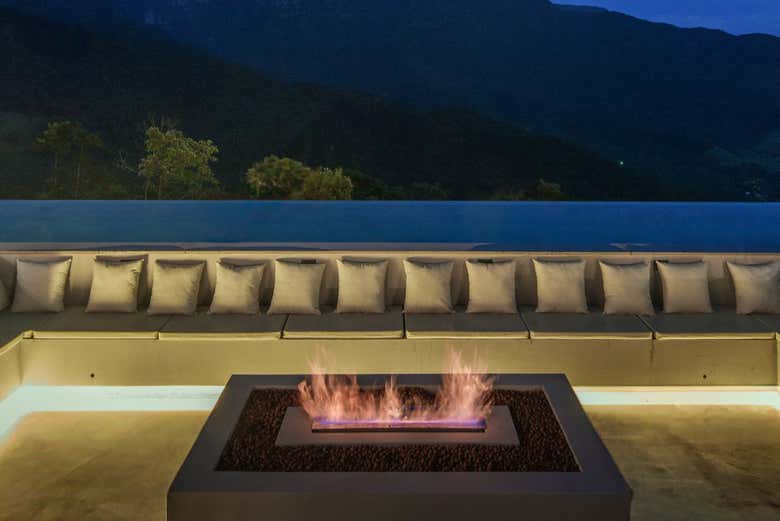 End the day at the infinity pool