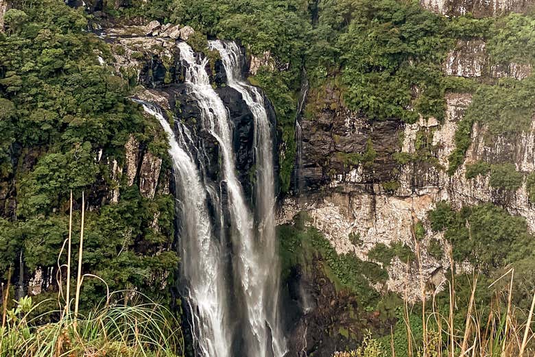 Detalle de la cascada del Tigre Negro