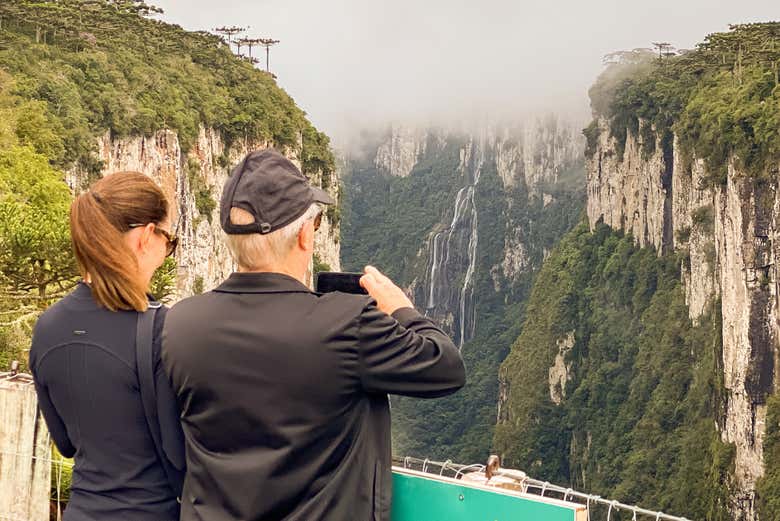 Fotografiando el cañón