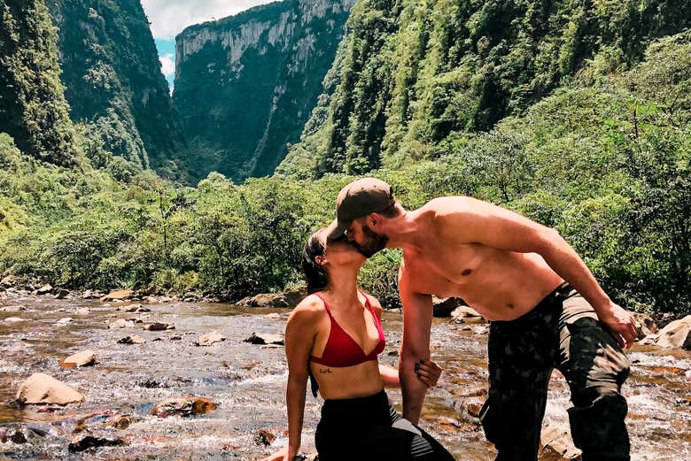 Couple enjoying the tour