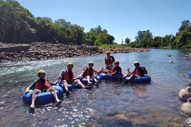 Relax in the more relaxed areas of the Canoas River
