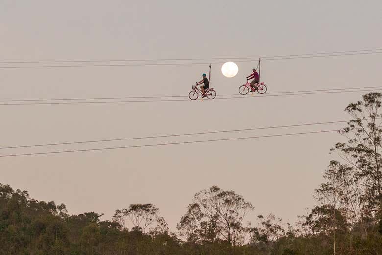 Skybike in Praia Grande