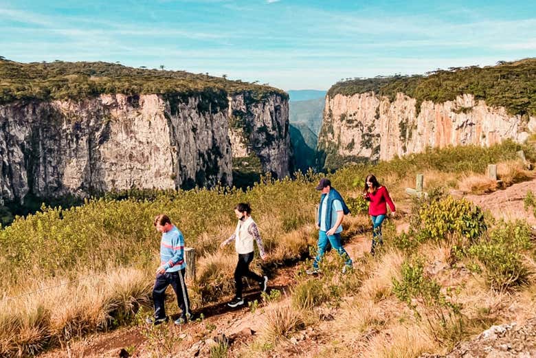 Paseando junto al cañón