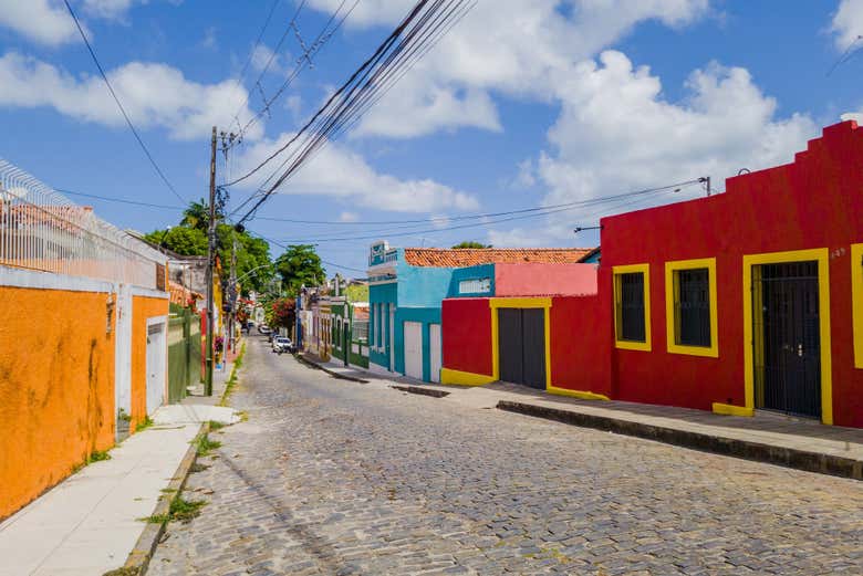 Casitas de colores en Olinda