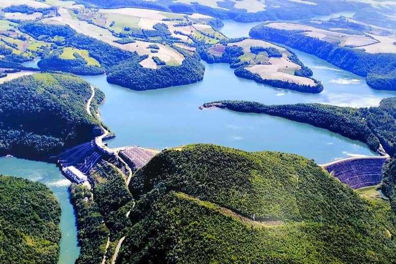 Paisajes de la presa de Itaúba