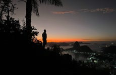 Dona Marta Viewpoint Sunrise & Christ the Redeemer