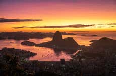 Amanecer en la favela Santa Marta + Cristo Redentor y Escalera de Selarón