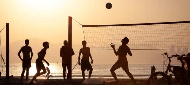 Footvolley at Copacabana Beach