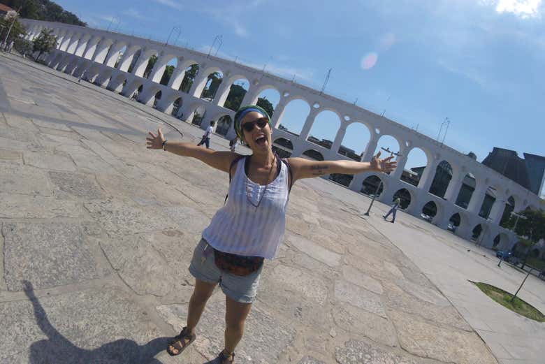 Desfrutando do percurso