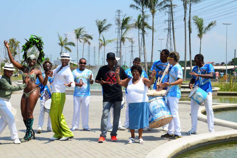 El parque Madureira acoge shows de samba