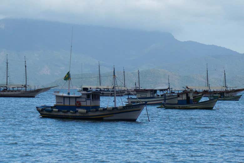 Bateau à Ilha Grande 