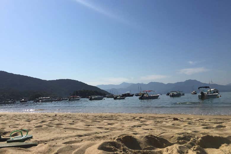 Beautiful beaches on Ilha Grande