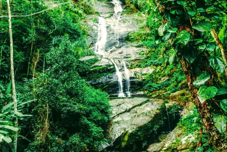 Cascada en uno de los parques nacionales