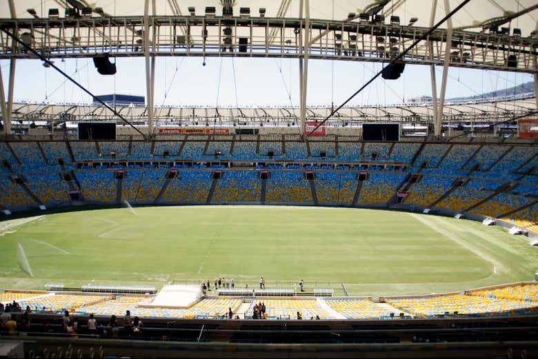 Il campo da gioco dello stadio Maracanã