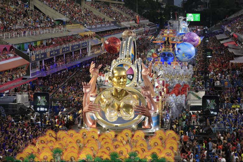 El ambiente festivo del Carnaval de Río