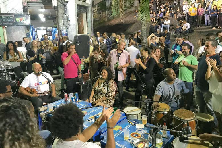 Enjoying the ambience of the Casa Porto bar