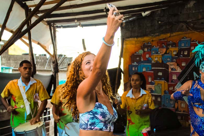 Aprendiendo samba en la favela
