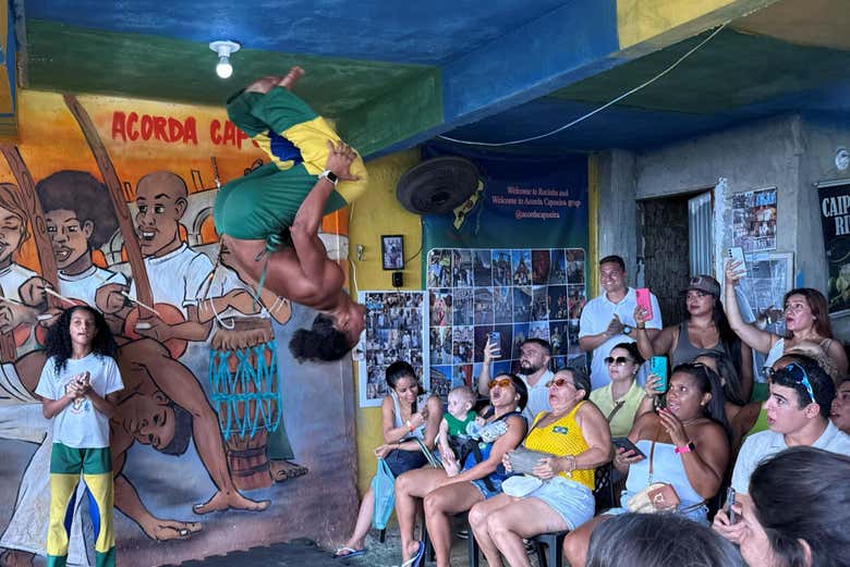 Veréis capoeira en directo 