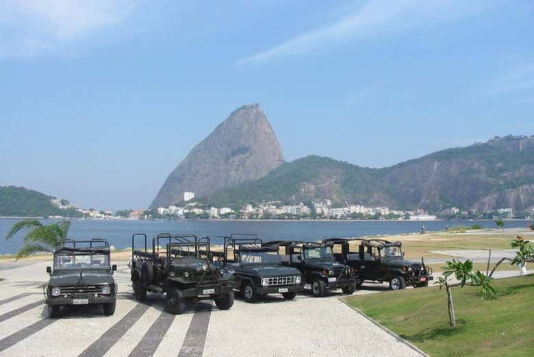 Le jeep con cui esploreremo Rio de Janeiro