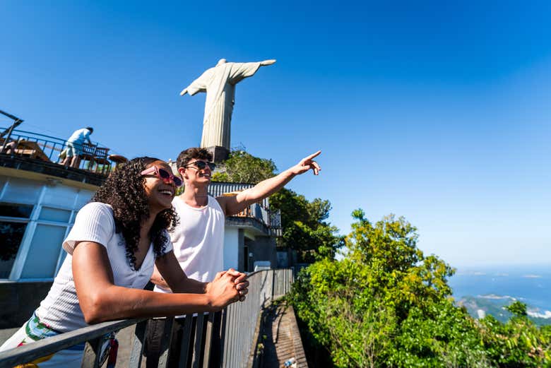 Vistas do Cristo Redentor de Corcovado