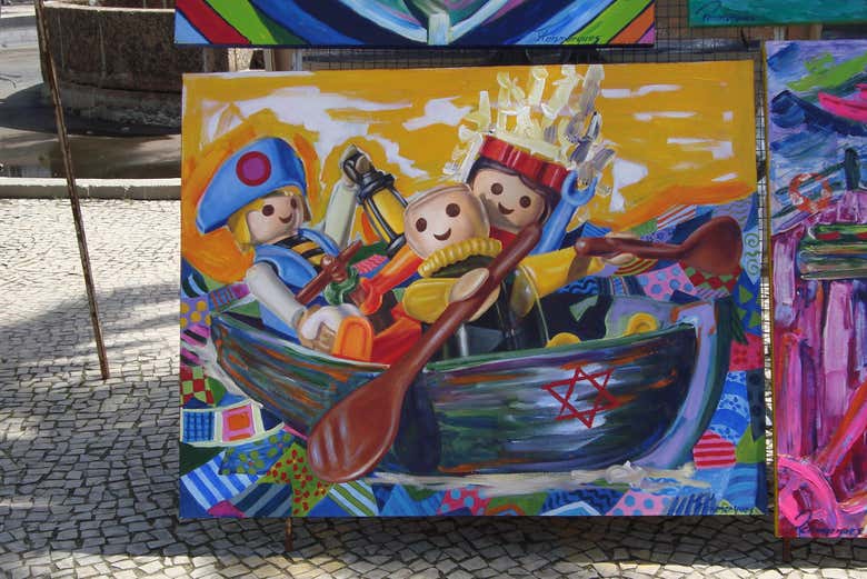 Un cuadro en la feria