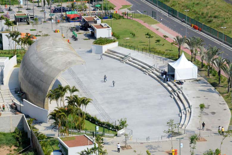 Uno de los escenarios del parque