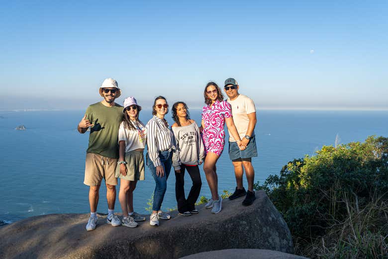 Una foto del recuerdo en Pedra do Telégrafo