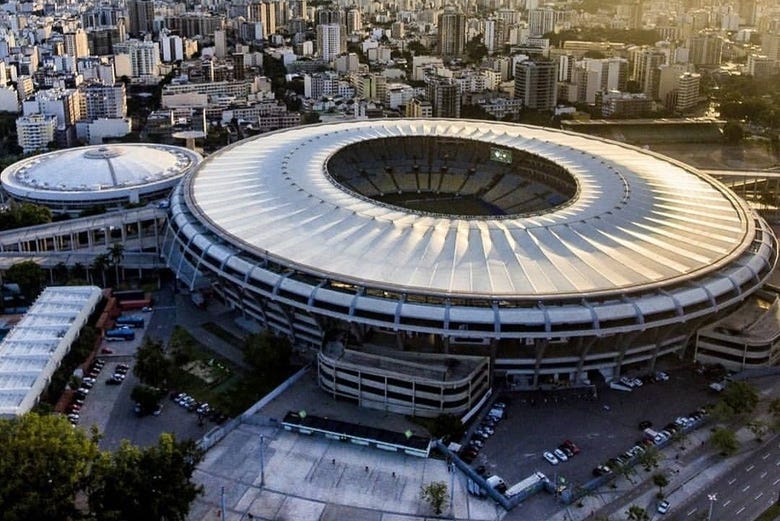 Exterior do estádio do Maracanã