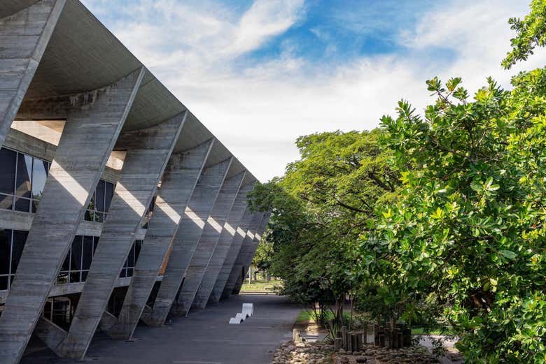 El museo es de estilo racionalismo