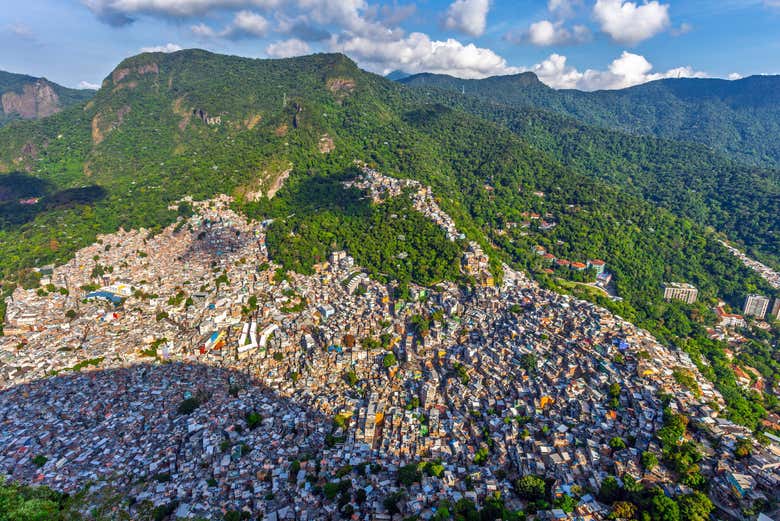 Panorámica de la favela de Rocinha