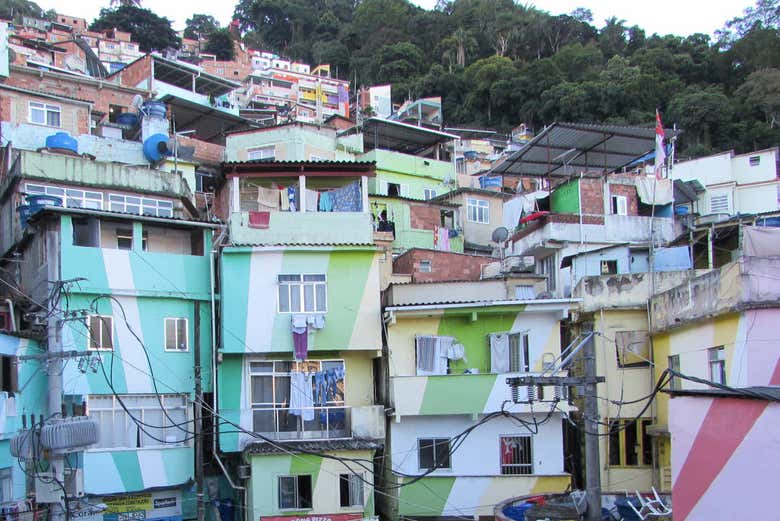 Parcourir la favela