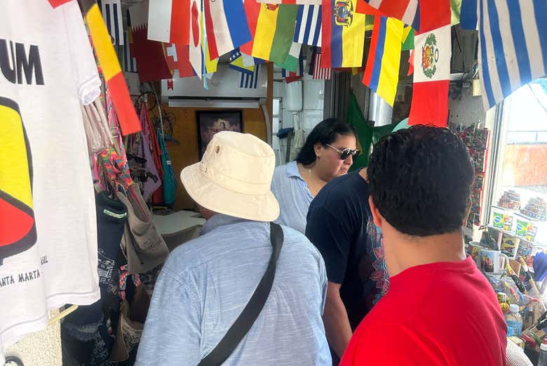 Podréis comprar artesanías y recuerdos locales