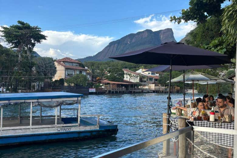 Aproximando-nos da ilha da Gigóia