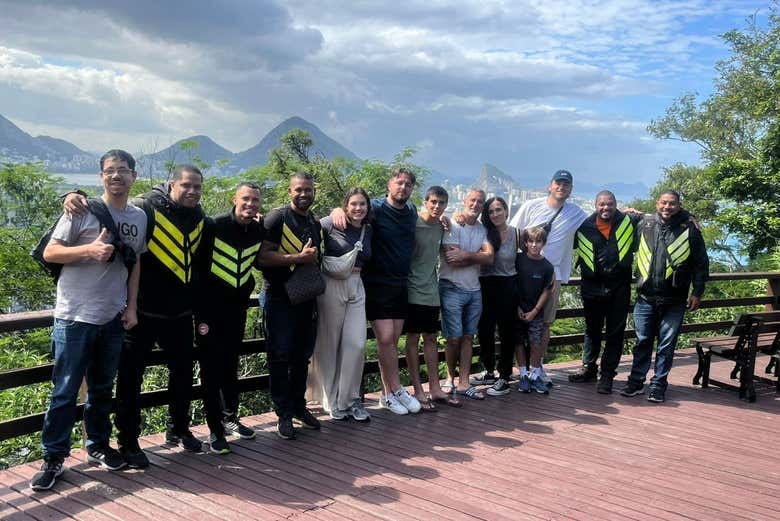 Durante il tour a Rio de Janeiro