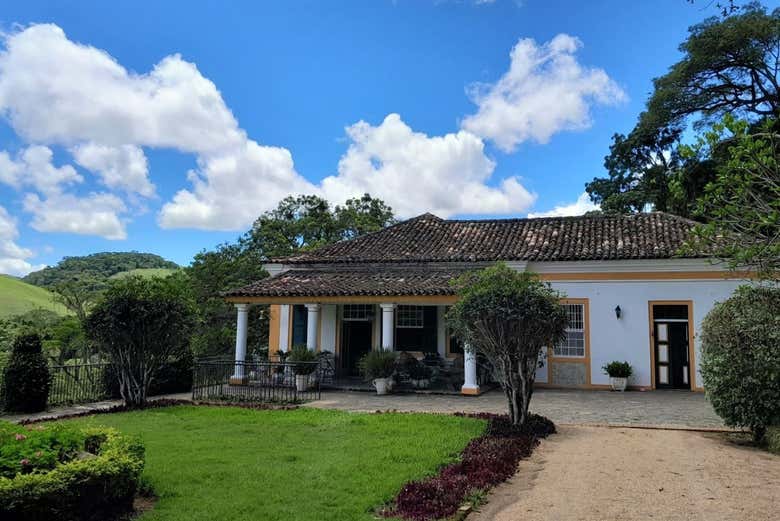 Una auténtica hacienda cafetera