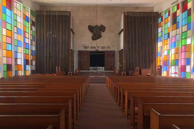 Interior de uma sinagoga, no Rio de Janeiro