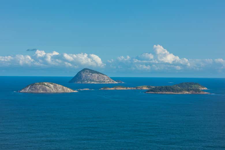 Avistando as ilhas Cagarras